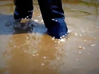 Enchanting muddy dolga škornji, brezplačno najlonke hd umazano video 83