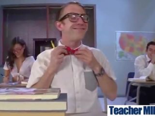 (katrina nefrit) nemravné učiteľka s bigtits ako ťažký štýl špinavé klip v trieda vid-21