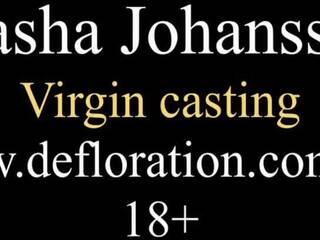 Masha johansson virgin’s पहले कॅस्टिंग पर कैमरा: डर्टी फ़िल्म ae