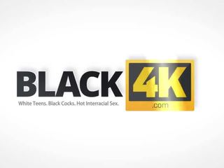 Black4k. възхитителен черни youngster gorge satisfies pale-skinned мениджър