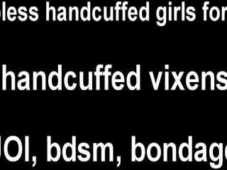 Permite obter bizarro com estes handcuffs joi, sexo vídeo e7