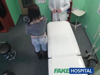 Fakehospital bịnh nhân có một âm hộ kiểm tra lên người lớn kẹp phim