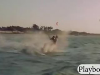 Tremendous playmates tryout kite boarding nackt